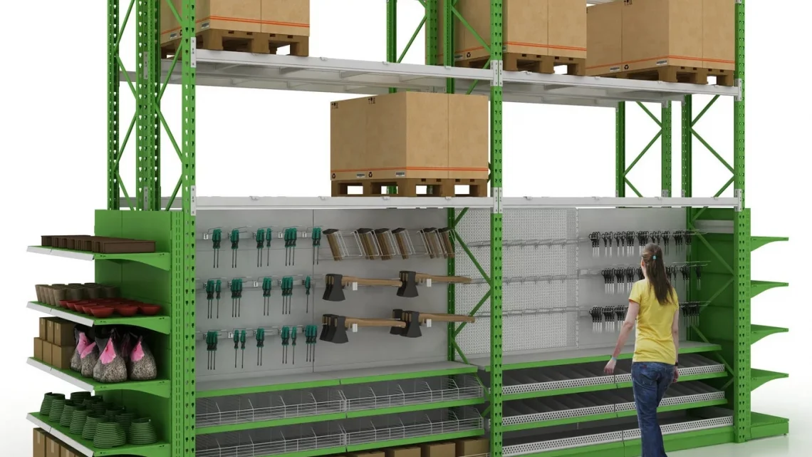 Системи стелажів для DIY і Cash&Carry: ефективна організація простору великих торгових залів